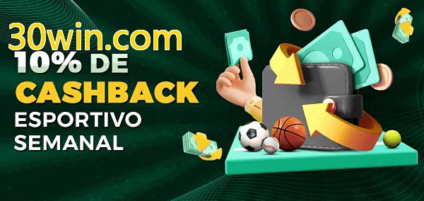 10% de bônus de cashback na 30win.com